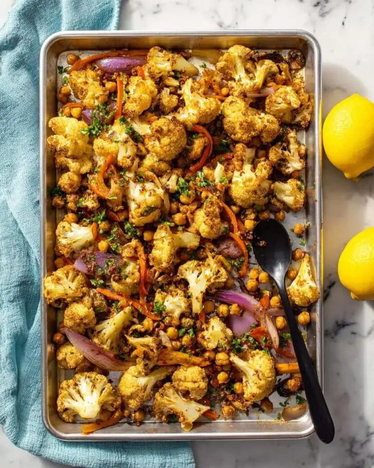 Greek Cauliflower Bowl with Chickpeas and Quinoa Recipe