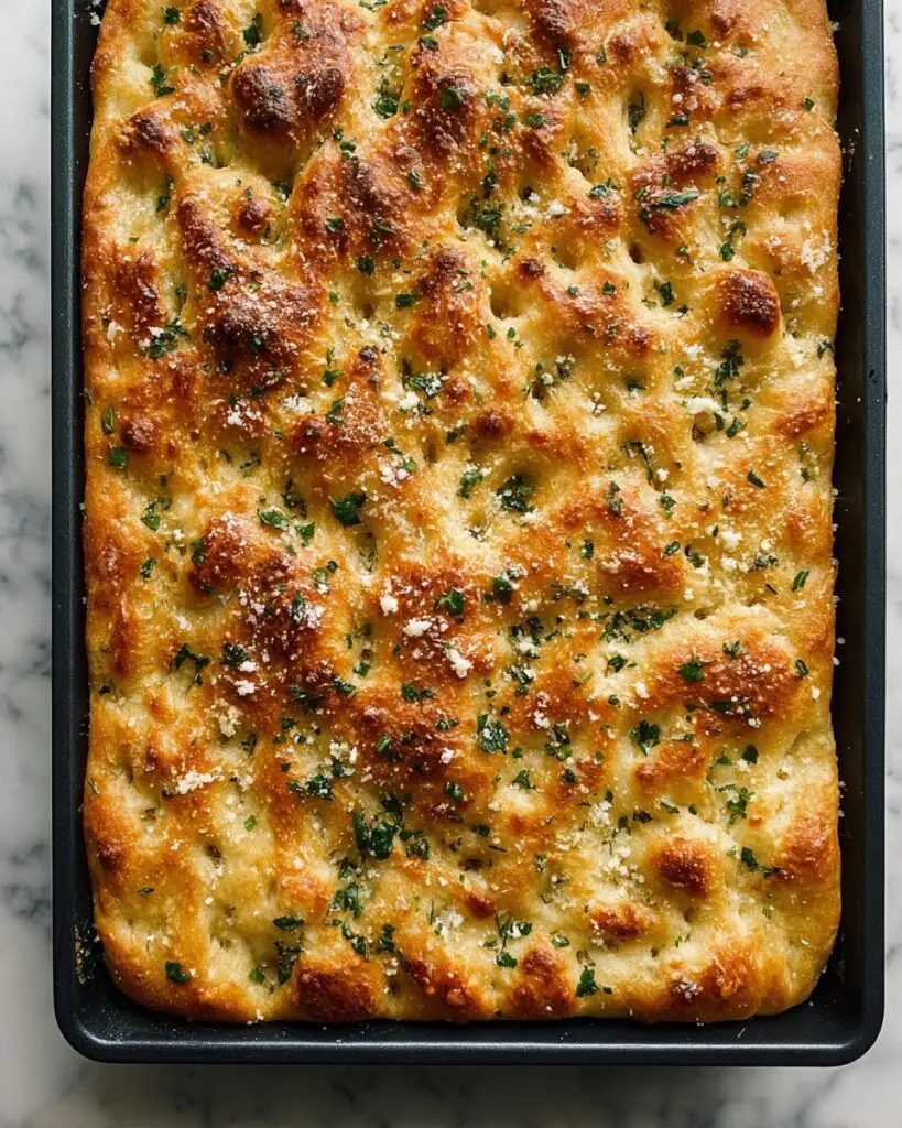 Garlic Bread Focaccia Recipe