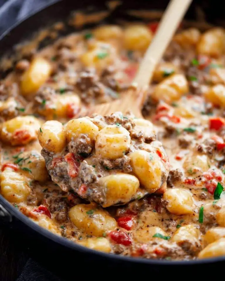 Cheeseburger Gnocchi Recipe