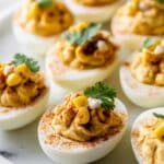 Mexican Street Corn Deviled Eggs Recipe