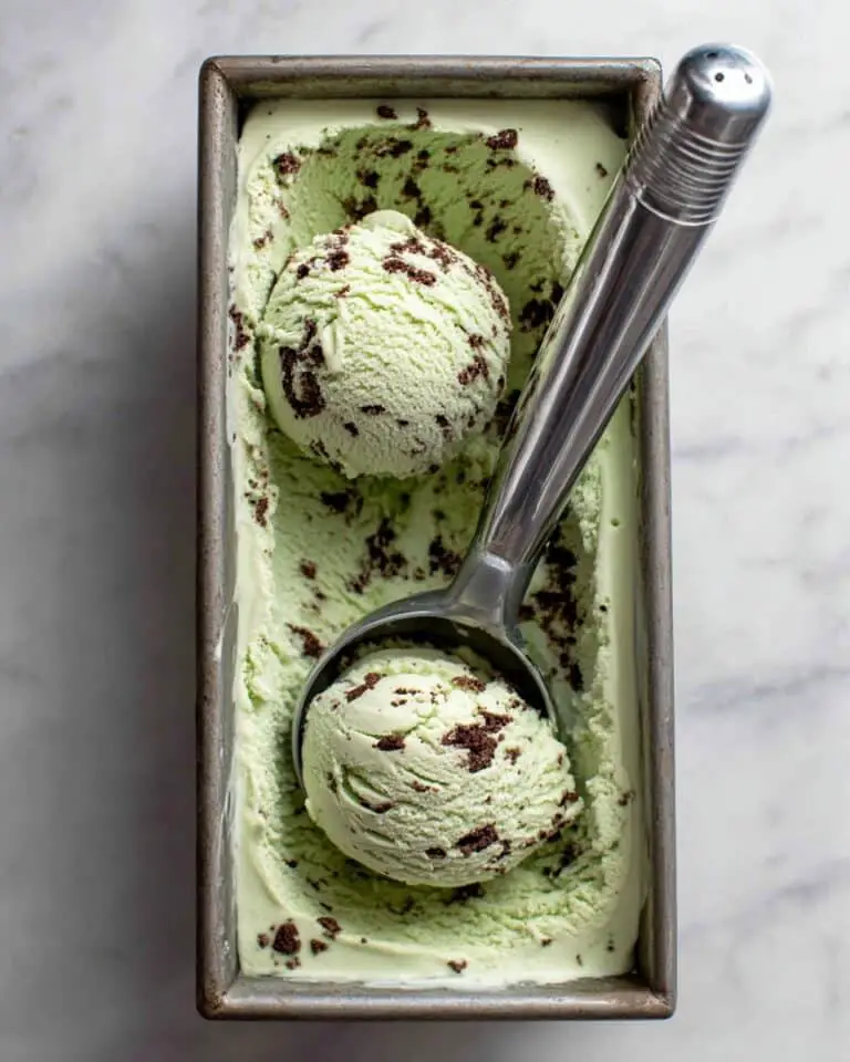 Homemade Fresh Mint Ice Cream Recipe