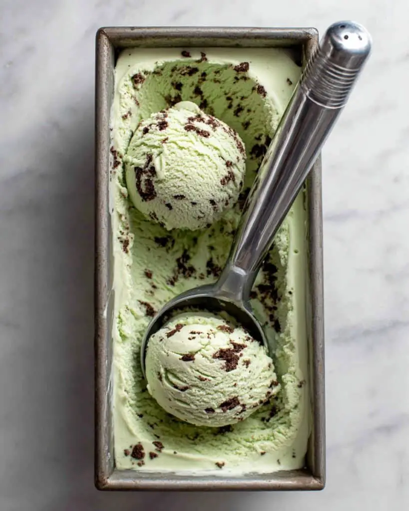 Homemade Fresh Mint Ice Cream Recipe