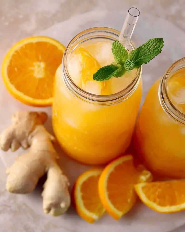 Iced Orange Ginger Green Tea Recipe