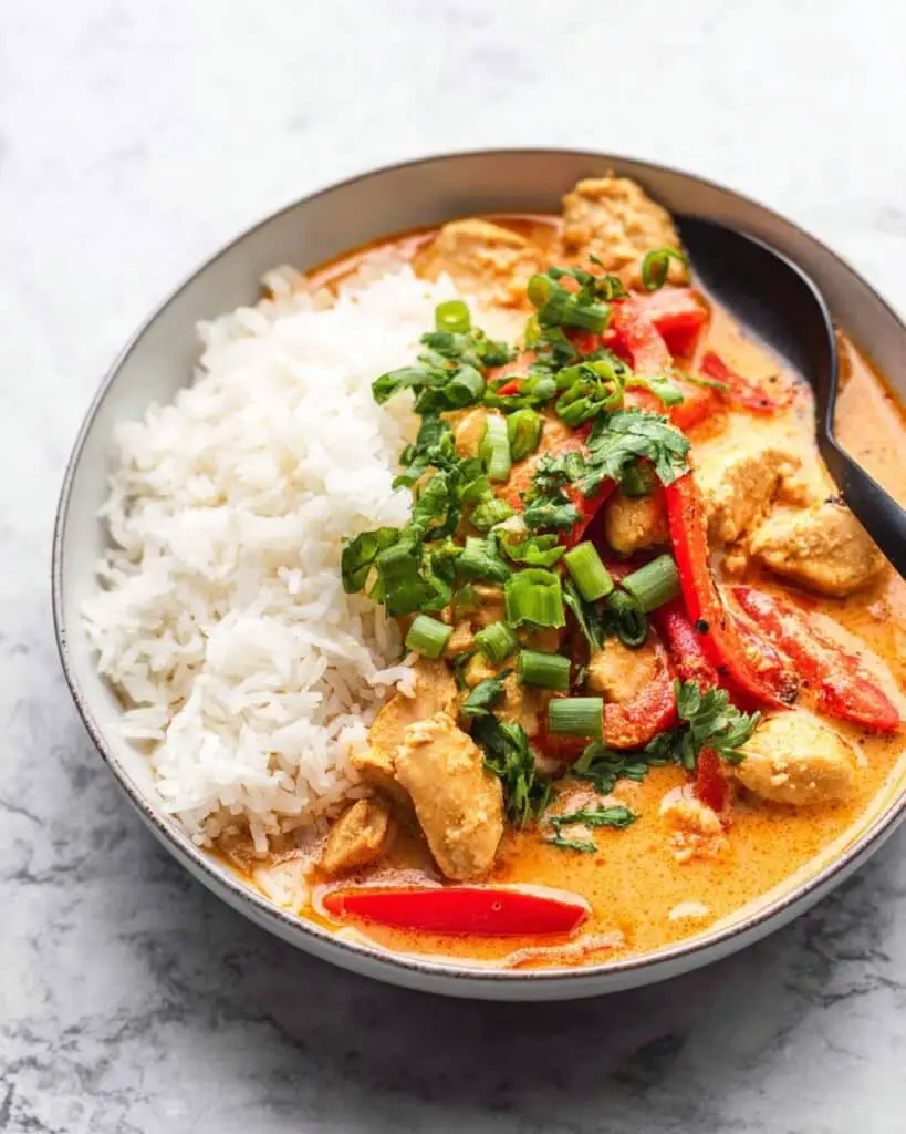 Thai Chicken Curry with Coconut Milk Recipe