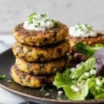 Tuna Cakes with Avocado and Cilantro Recipe