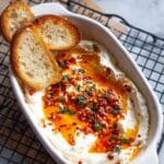 Sweet and Spicy Whipped Feta Dip with Hot Honey Recipe