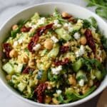 Sun Dried Tomato Orzo Pesto Salad Recipe
