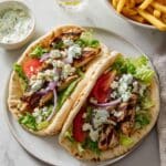 Greek Chicken Gyros with Tzatziki Sauce Recipe