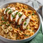 Creamy Spicy Chicken Pasta with Summer Vegetables Recipe