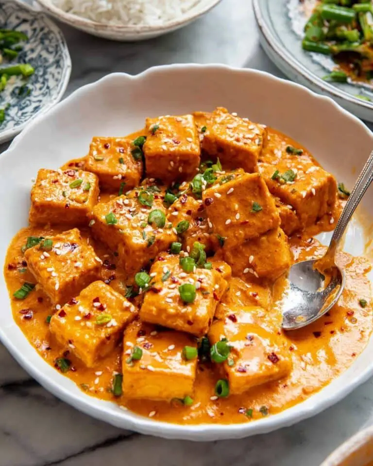 Spicy Tofu with Creamy Coconut Sauce Recipe