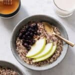 Creamy Coconut Quinoa Porridge with Fresh Berries Recipe