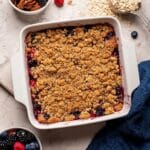 Healthy Mixed Berry Crumble Recipe