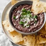 Creamy Black Bean Dip with Cilantro and Lime Recipe
