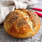 Everything Bagel No-Knead Bread Recipe