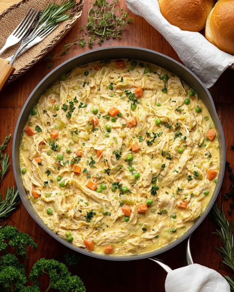 Chicken Pot Pie Orzo Recipe