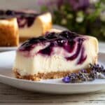 Blackberry Lavender Swirl Cheesecake Recipe