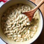 Creamy Caesar White Beans with Parmesan and Lemon Recipe