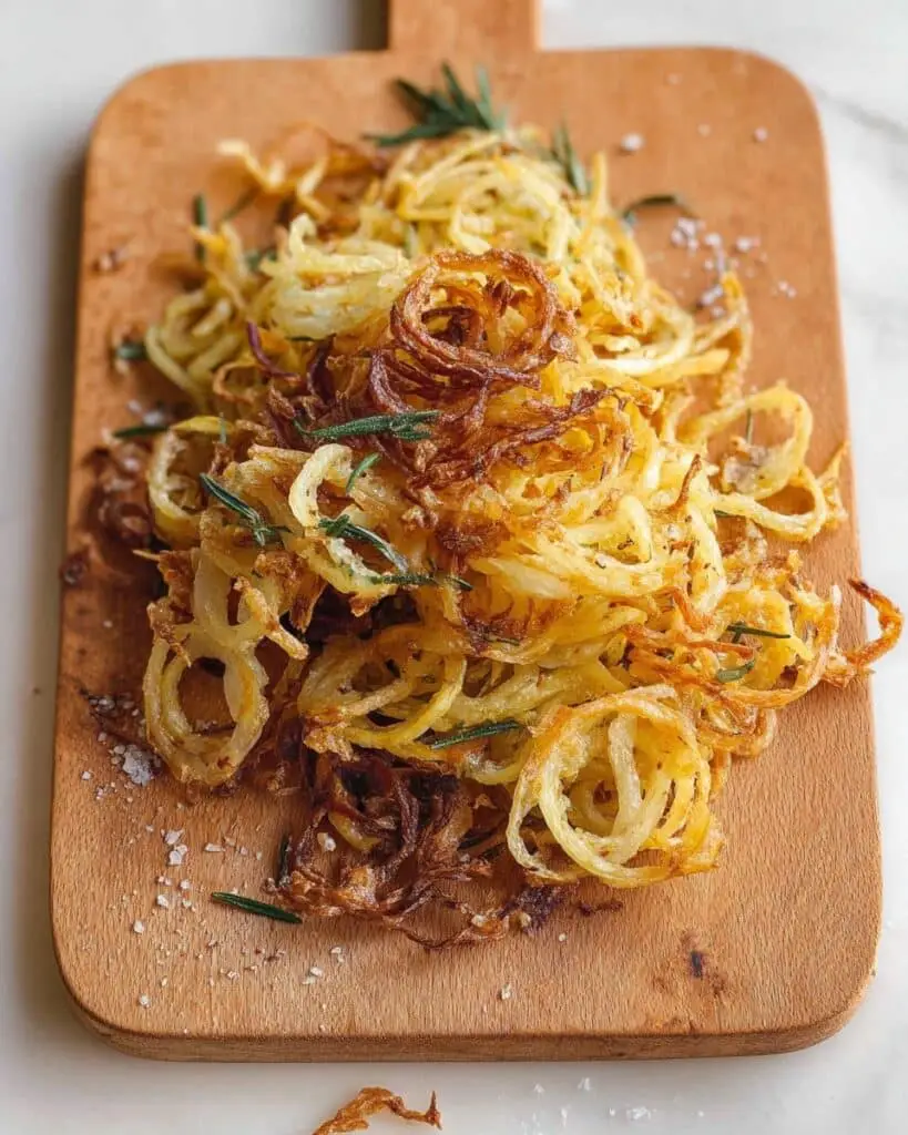 Crispy Spiralized Potatoes Recipe