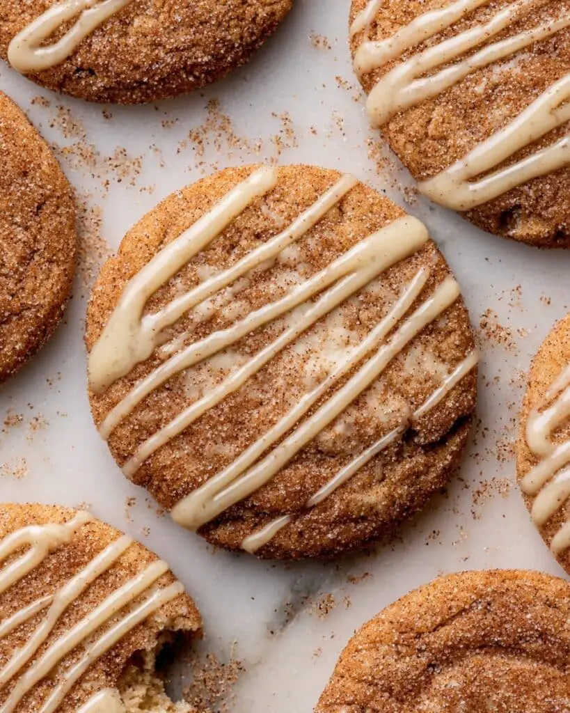 Apple Cider Cookies with Cinnamon Sugar and Apple Cider Glaze Recipe