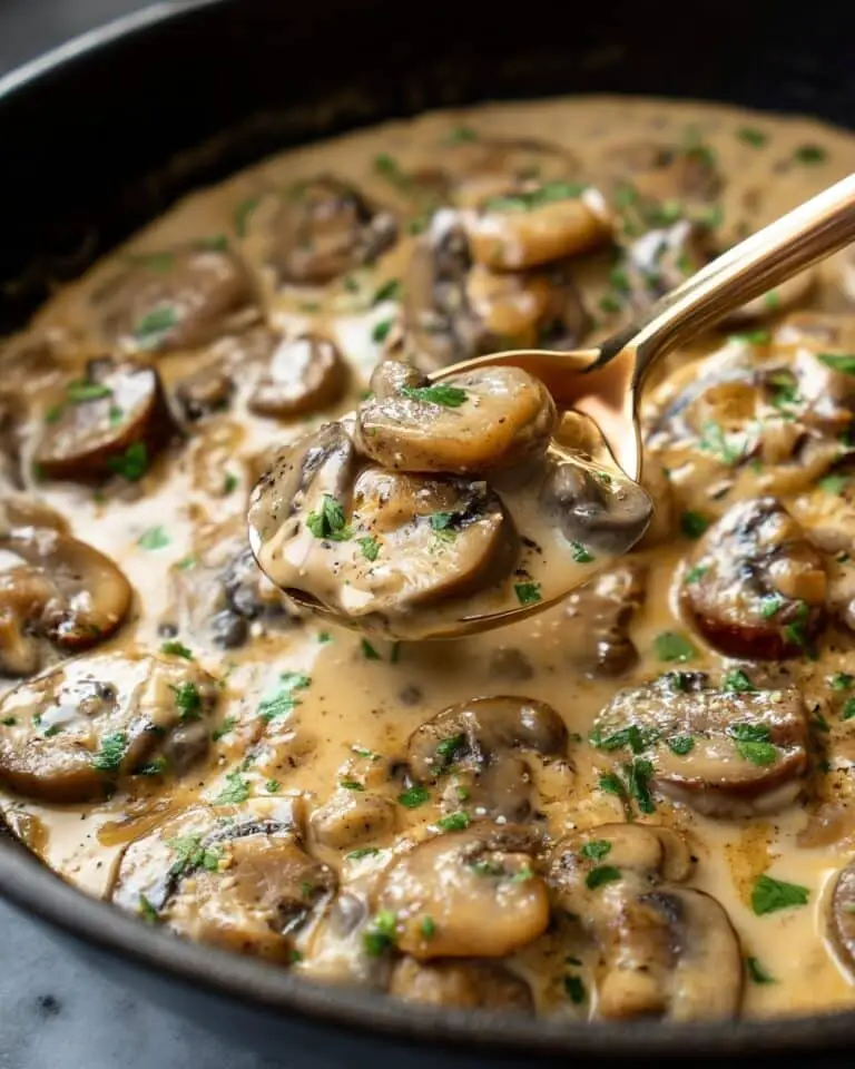 Creamy Mushroom Sauce Recipe