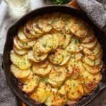 Easy Vegan Lentil Hotpot with Crispy Potato Topping Recipe
