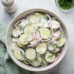 Creamy Cucumber Salad Recipe