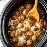 Crock Pot French Onion Meatballs Recipe