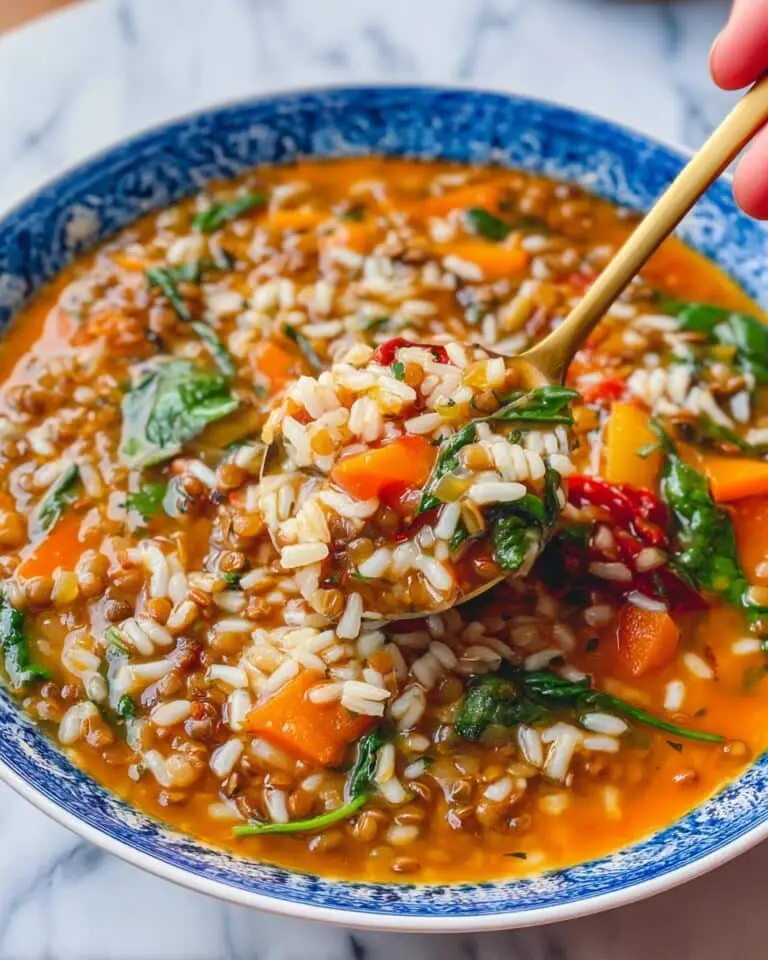 Mediterranean Lentil and Orzo (30-Minute One-Pot Dinner) Recipe