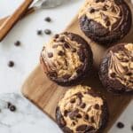 Chocolate Peanut Butter Banana Muffins Recipe
