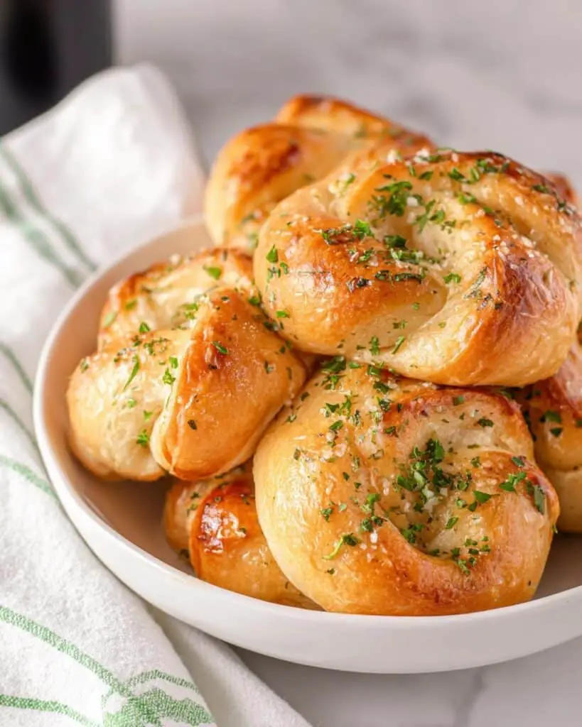 Air Fryer Garlic Knots Recipe