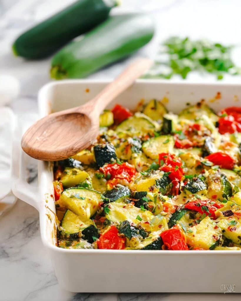 Zucchini Tomato Bake Recipe