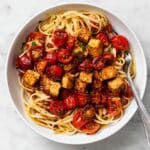 Halloumi Pasta with Cherry Tomatoes Recipe