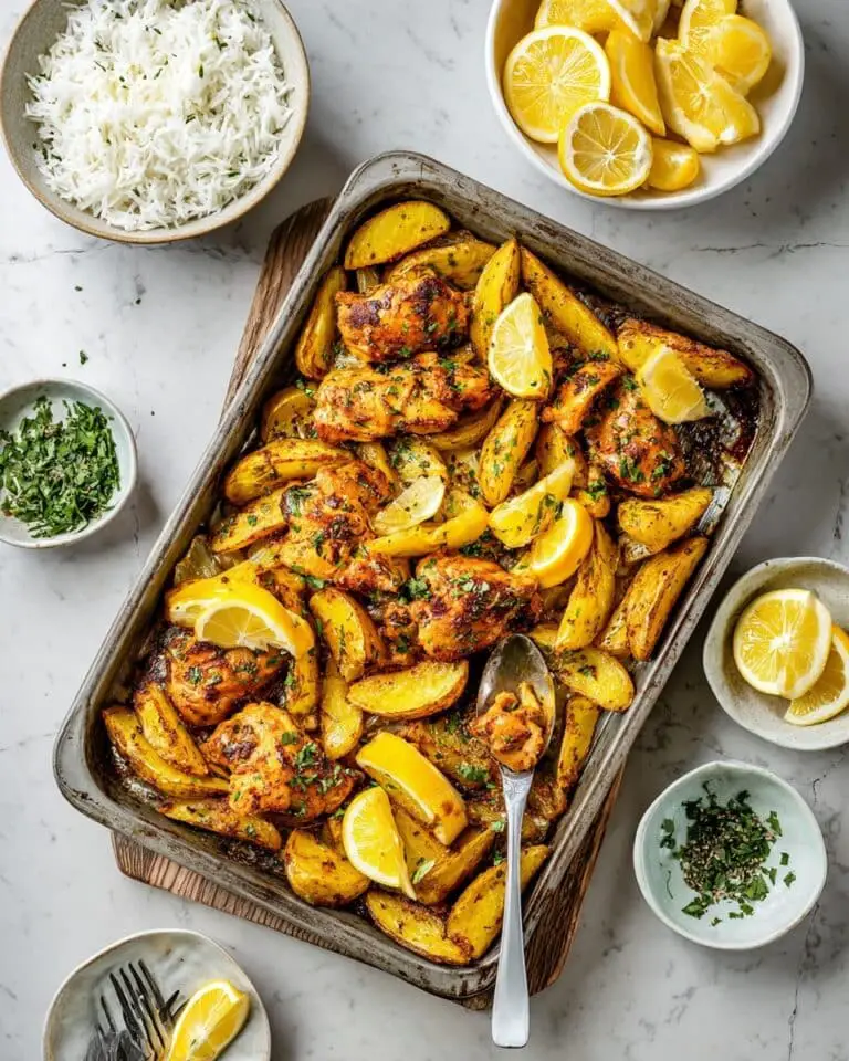 Middle Eastern Roasted Chicken & Potatoes Recipe