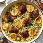 Best One-Pan Lemon Herb Chicken and Rice Recipe
