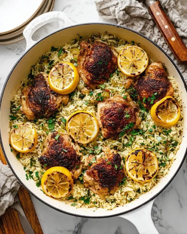 Best One-Pan Lemon Herb Chicken and Rice Recipe