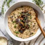 One Pot Creamy Mushroom Quinoa Recipe