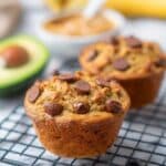 Avocado Banana Muffins Recipe