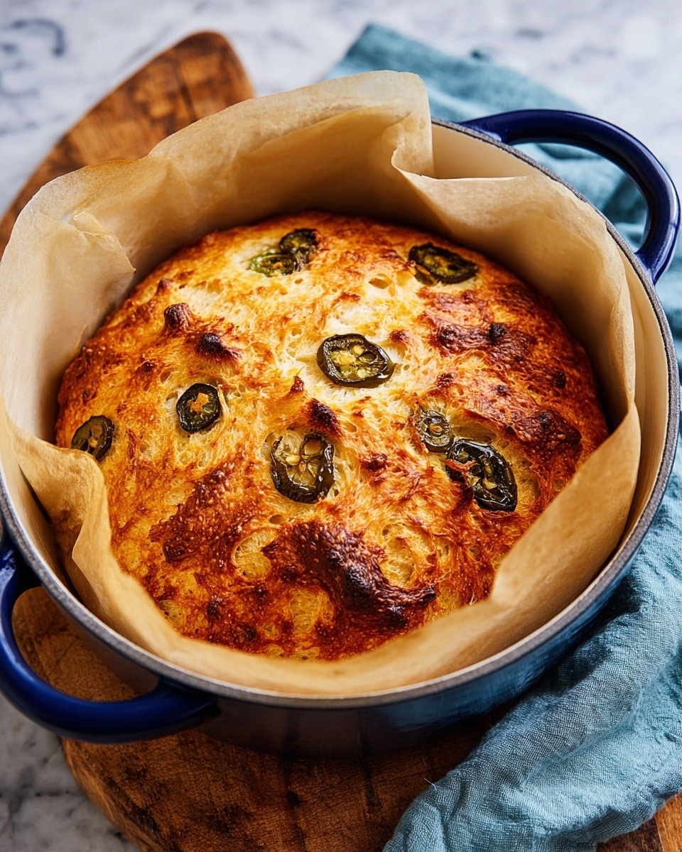 Jalapeno Cheddar Dutch Oven Bread Recipe