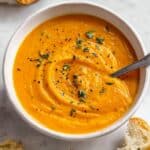 Carrot and Turnip Soup with Coconut Milk and Spices Recipe