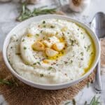 Roasted Garlic Mashed Cauliflower Recipe