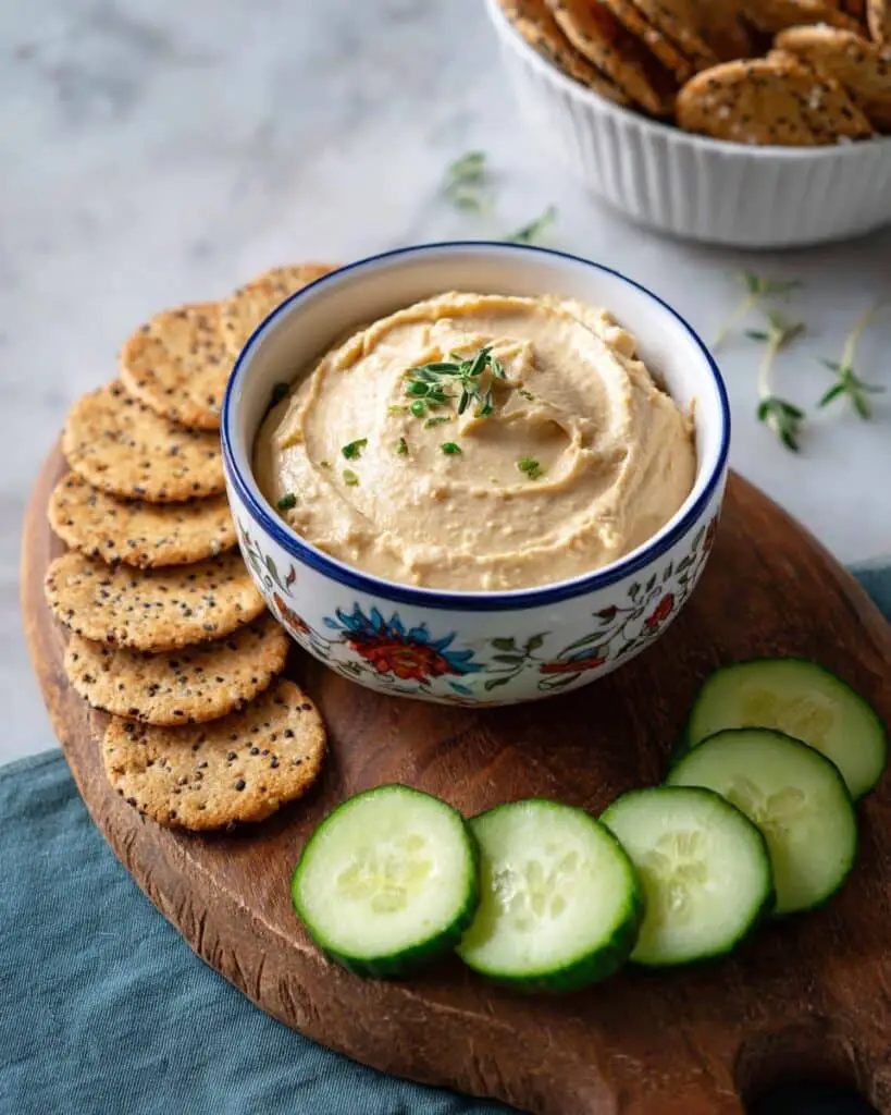 Creamy White Bean Dip with Parmesan and Fresh Thyme Recipe