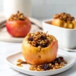 Air Fryer Baked Apples with Oatty Raisin-Nut Filling Recipe