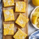 Healthier Lemon Bars with Almond Flour Crust Recipe