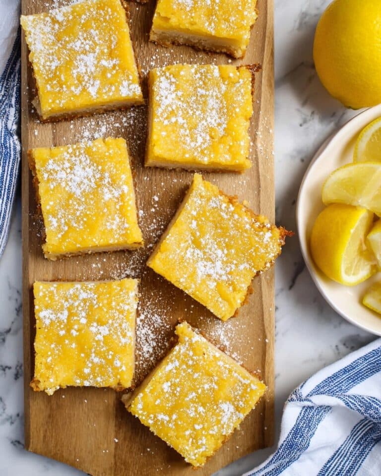 Healthier Lemon Bars with Almond Flour Crust Recipe