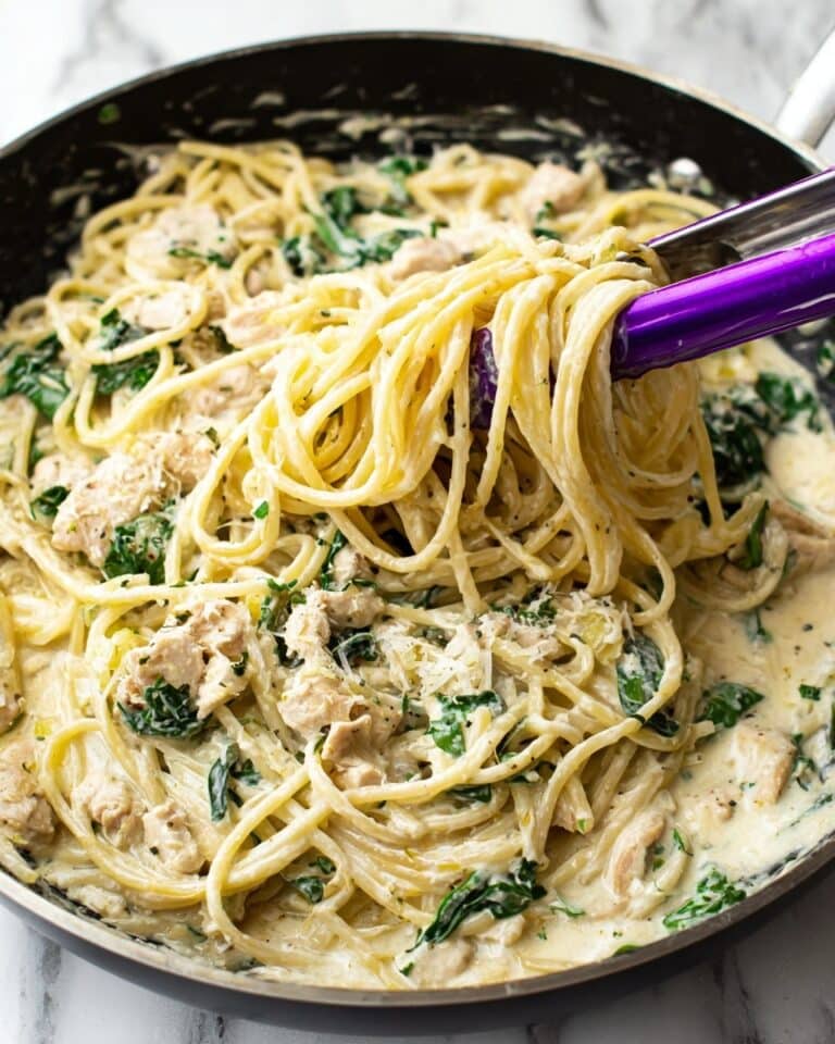 Lemon Spinach Chicken Pasta Recipe