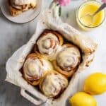 Small Batch Gooey Lemon Vegan Sweet Rolls Recipe