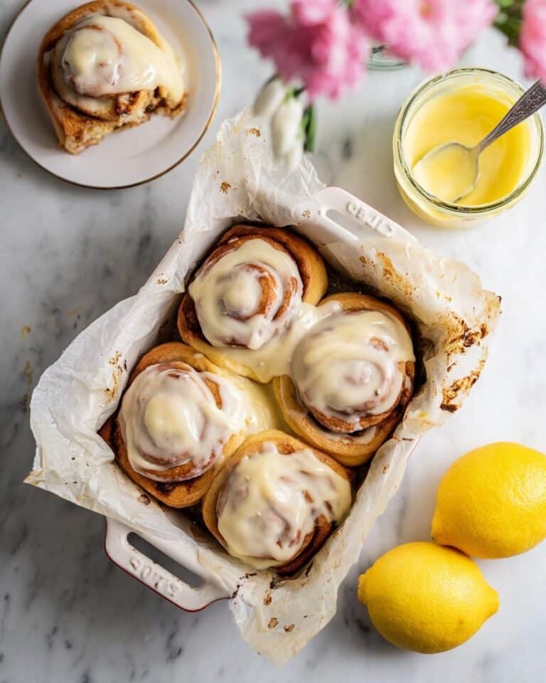 Small Batch Gooey Lemon Vegan Sweet Rolls Recipe