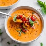 Fresh Tomato Gazpacho with Cucumber Recipe