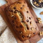 Best Banana Bread with Chocolate Chips and Walnuts Recipe