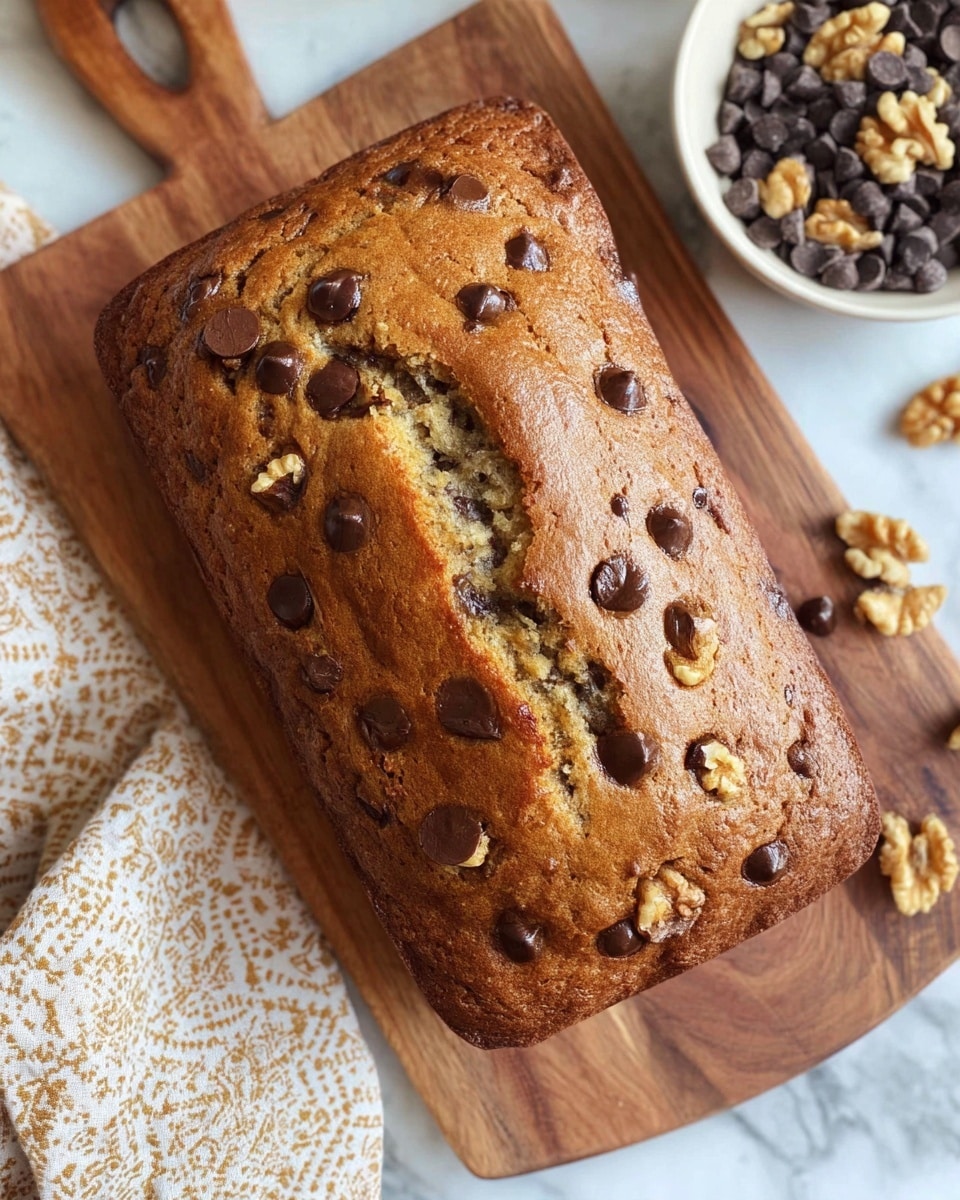 Best Banana Bread with Chocolate Chips and Walnuts Recipe